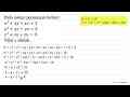 Pada sistem persamaan berikut x^(2)+x y+x z=1 y^(2)+y z+y