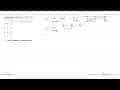 Asimtot datar dari f(x)=5x^2-3x+1/2 x^2-1= ....