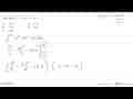 Nilai dari integral 0 3(x-3)(x+6)dx=...