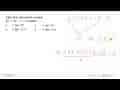 Akar-akar persamaan kuadrat 2x^2 + 3x - 5 = 0 adalah.... a.