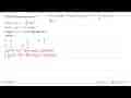 Diketahui sistem persamaan sin(x+y)=1+1/5 cos(y)