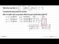 Diketahui matriks: A=[-3 0 1 -4 11 6]; B=[3 1 -4]; C=[3 0 6