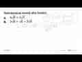 Sederhanakan bentuk akar berikut. a. 4 akar(5) + 2 akar(5)
