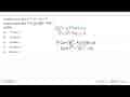 Grafik fungsi f(x)=x^2-(a+1)x+9 memotong sumbu X di satu