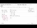 Persamaan garis normal kurva f(x)=x^2-2x+1 yang sejajar