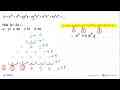 (x+y)^6=x^6+px^5 y+qx^4 y^2+rx^3 y^3+sx^2 y^4+... Nilai