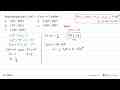 Penyelesaian dari 2cos^2 (t)-5cos t=3 adalah ....