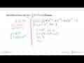 Nilai balik minimum dari f(x)=(1/3)x^3-x^2-3x+4 adalah