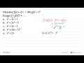 Diketahui f(x)=2x-1 dan g(x)=x^2 Fungsi (f+g)(x^2)=...