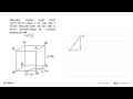 Diketahui panjang rusuk kubus ABCD.EFGH adalah 2 cm. Jika