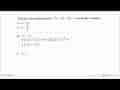 Tentukan nilai polinomial p(x)=7x-4x^3+3x^2-4 untuk nilai x