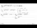 lim x->tak hingga akar(x^2+4x+1)-(x+3) adalah