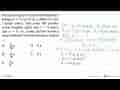 Persamaan getaran harmonik dinyatakan sebagai x=5cos(16pi