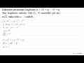 Diketahui persamaan lingkaran (x + 2)^2 + (y - 1)^2=p. Jika