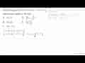 Grafik fungsi f(x)=cos 4(x-15)+(1)/(2) memotong sumbu y di