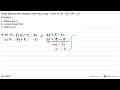 Fungsi f dinyatakan dengan rumus h(x) = px + 9 , jika h(-6)