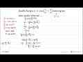 Grafik fungsi y = cos (x/3 + pi/4) cekung ke atas pada