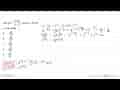 Hasil dari (x^(-3/2) y^(2/3))/(x^(1/2)-y^(1/3)), untuk x=25