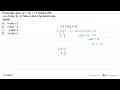 Persamaan garis ax+by=12 melalui titik (-6,0) dan (0,4) .