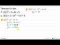 Tentukan f(x) jika:a. (f(x))^2-3=4 x+5 b. 5 f(x)+3=5 x^2-10