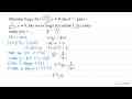 Diketahui fungsi f(x)=(x+3)/(-x), x =/= 0 , dan (f^(-1) o