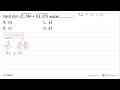 Hasil dari akar (1.764) + (3.375)^1/3 adalah... A. 53 C. 63