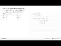 Jika (a, b) penyelesaian dari adalah (2x + y) - (x + y) = 7