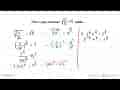 Nilai x yang memenuhi (2/3x)^(1/4) = 9^(1/2) adalah