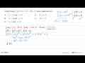 Grafik fungsi f(x)=2x^3-3x^2-72x-9 turun pada interval....