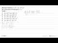 Bayangan lingkaran (x-a)^2+(y-b)^2=r^2, jika dicerminkan