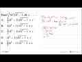 Hasil integral 3k^2 akar(k^3-1) dk=....