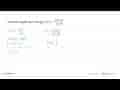 Asimtot tegak dari fungsi f(x)=(12x+3)/(4x+8)