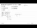 Thik belok dari fungsi g(x)=x^4 - 6x^2 + 2x - 1 adalah ...