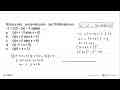 Himpunan penyelesaian pertidaksamaan -1<2|3-2x|-7 adalah