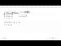 Persamaan garis singgung pada parabola y=5x^2+2x-12 di