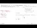 Diketahui fungsi f(x)=1/3 x^3+3x^2-2x+10. Tentukan