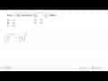 Nilai x yang memenuhi (1/2)^(x^2-4)=1/32 adalah ...