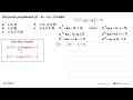 Himpunan penyelesaian |x^2-6x-4|=12 adalah . . . .