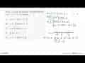 Nilai x yang memenuhi pertidaksamaan -2x^2-5x+3<=0 adalah