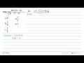 Nilai limit x->3 (sin(2x-6))/(x^2-9)=...