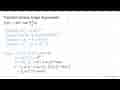 Tentukan turunan fungsi trigonometri f(x)=3 x^(2) . sec