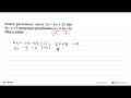 Sistem persamaan linear 2x + 3y = 29 dan 3x - y = 5