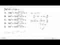 integral 9x^2 akar(x^3+5) dx=....