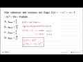 Nilai maksimum atau minimum dari fungsi f(x) = -2x^2 - 10x