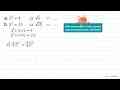 a. 2^2=4 = > akar(4)=... b. 5^2=25 = > akar(25)=...