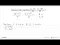 Tentukan fokus hiperbola (x-2)^2/16-(y-4)^2/25=1