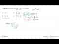 Himpunan penyelesaian dari 1/3^(2x)-12/3^x=0 adalah ...