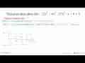 Tentukan akar-akar dari: 12x^4-4x^3 -23x^2 -x + 6 = 0