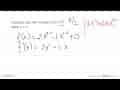 Tentukan nilai dari turunan f(x)=x^2-x+1 untuk x=2.