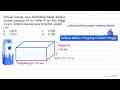 Sebuah kaleng susu berbentuk balok dengan ukuran panjang 10
